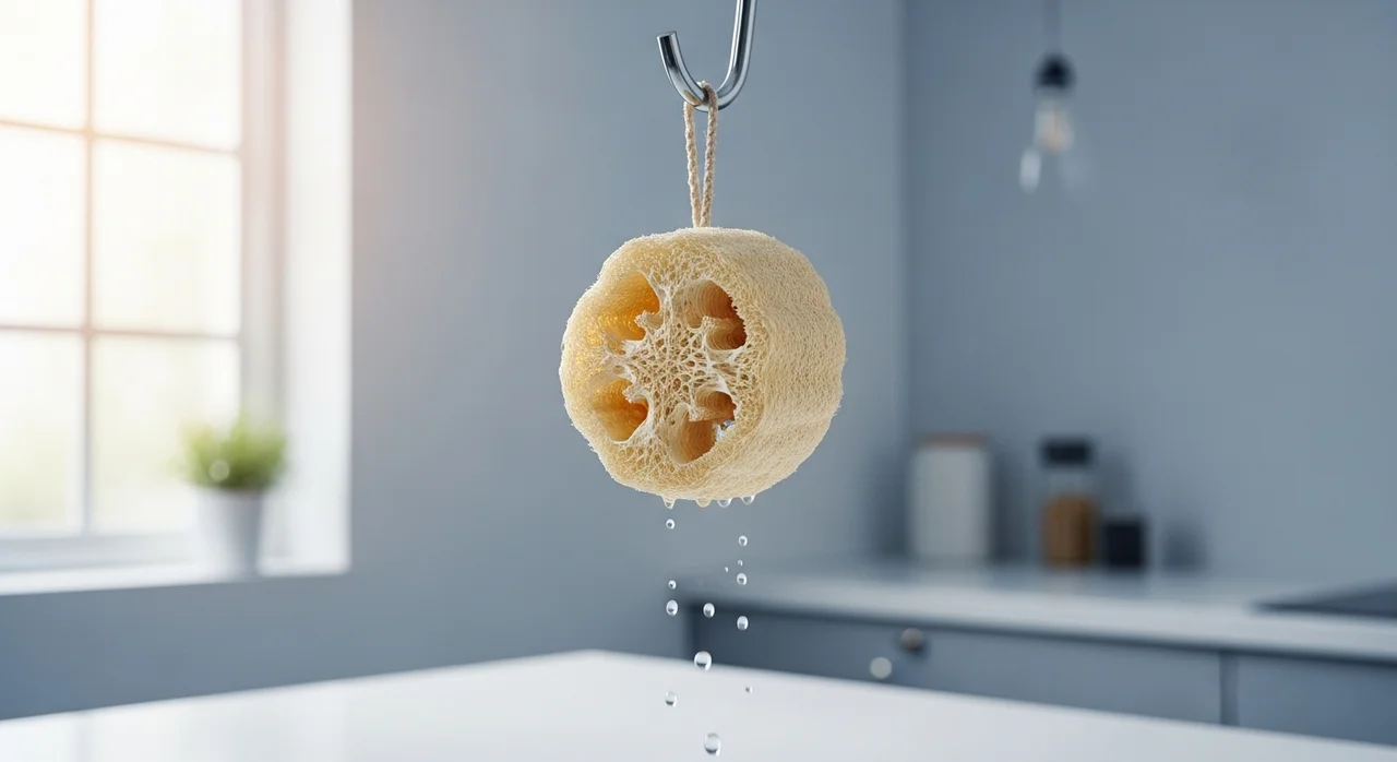 곰팡이 걱정 끝! 천연 수세미 올바른 관리법