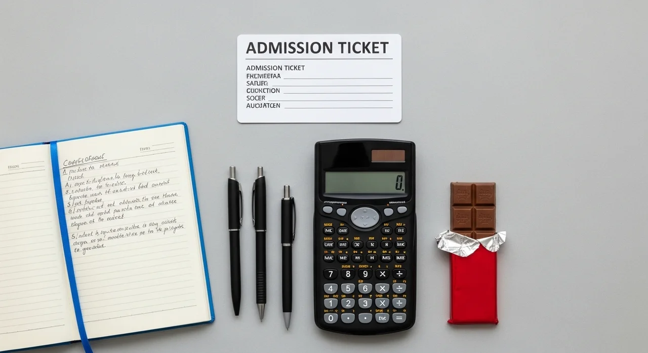 시험장에 꼭 챙겨가야 할 필수 준비물 체크리스트