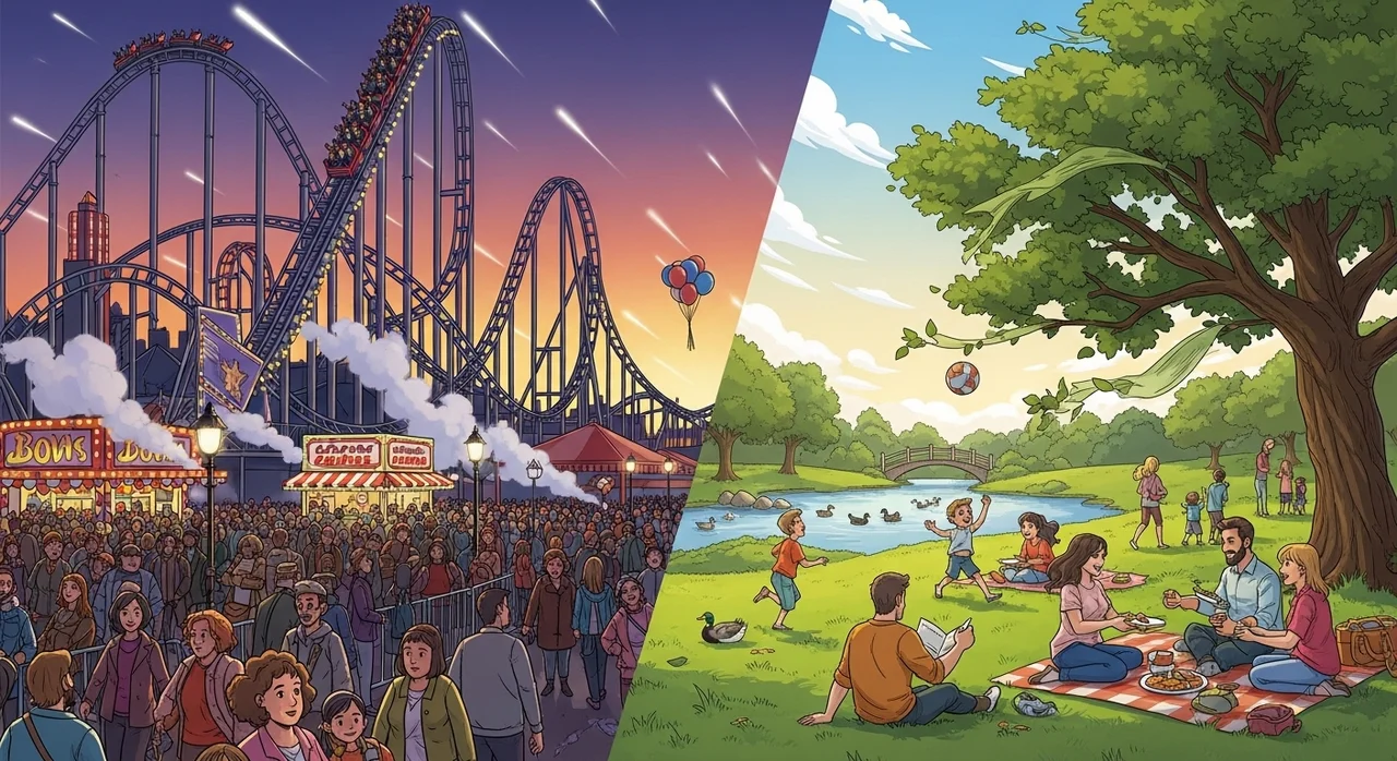 수도권 테마파크 vs 지역 축제, 어디가 좋을까?