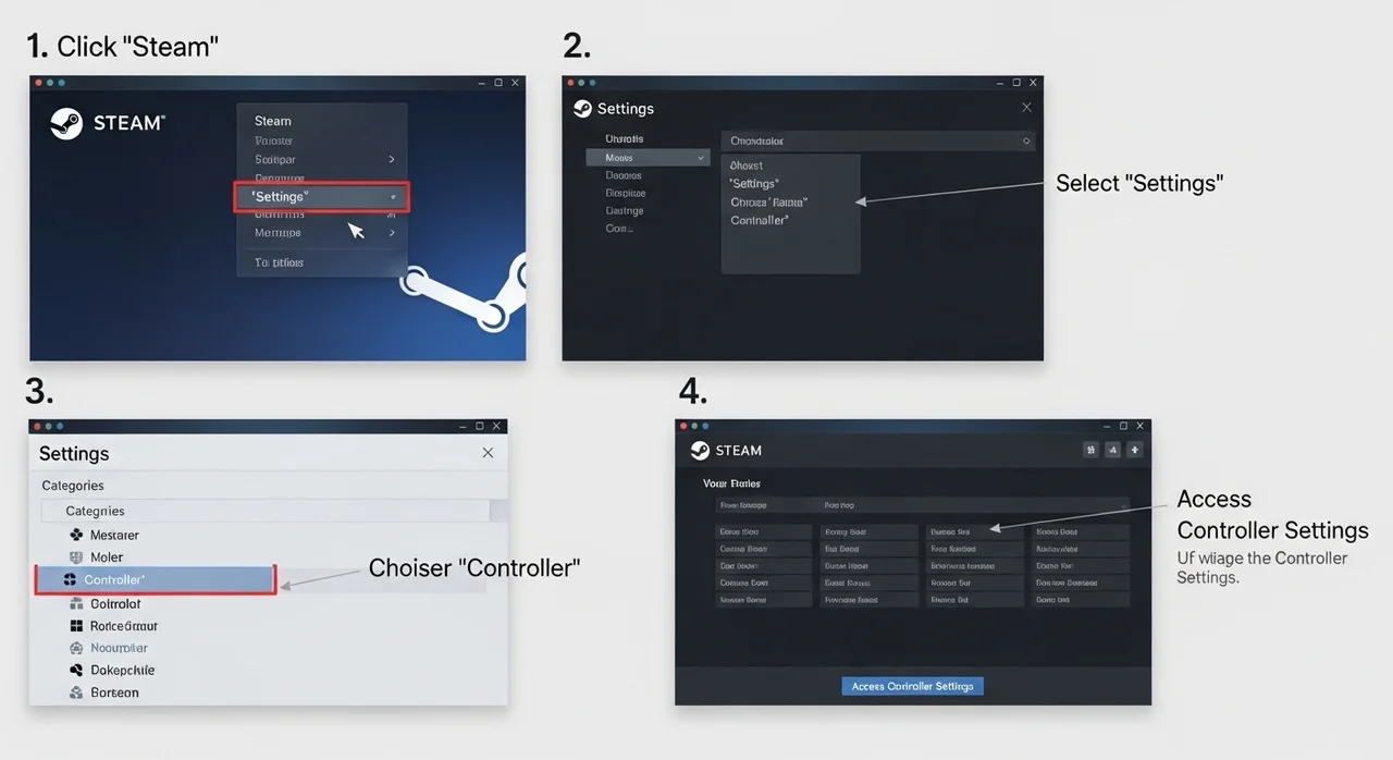 초보자도 따라 하는 스팀 패드 연결 4단계 절차