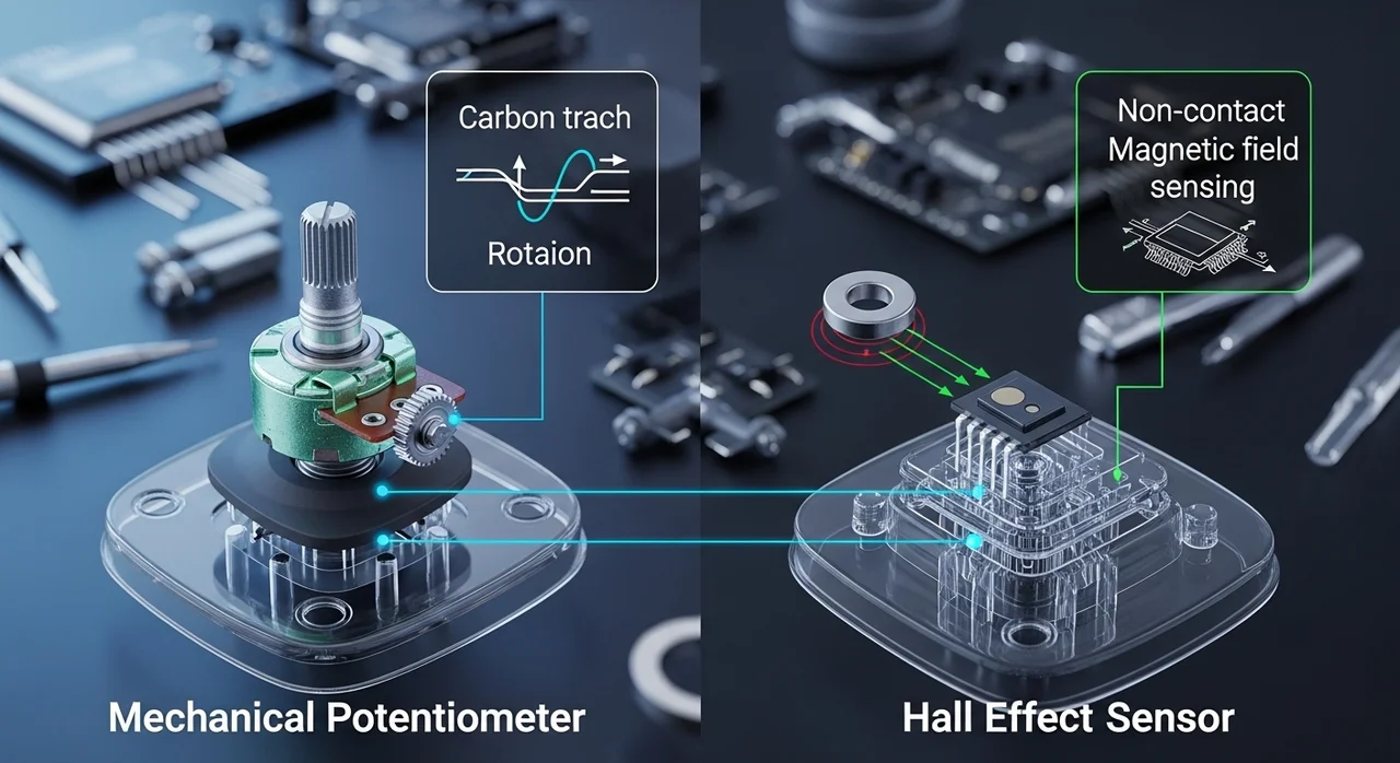 홀 이펙트(Hall Effect) 센서 패드로의 교체 고려