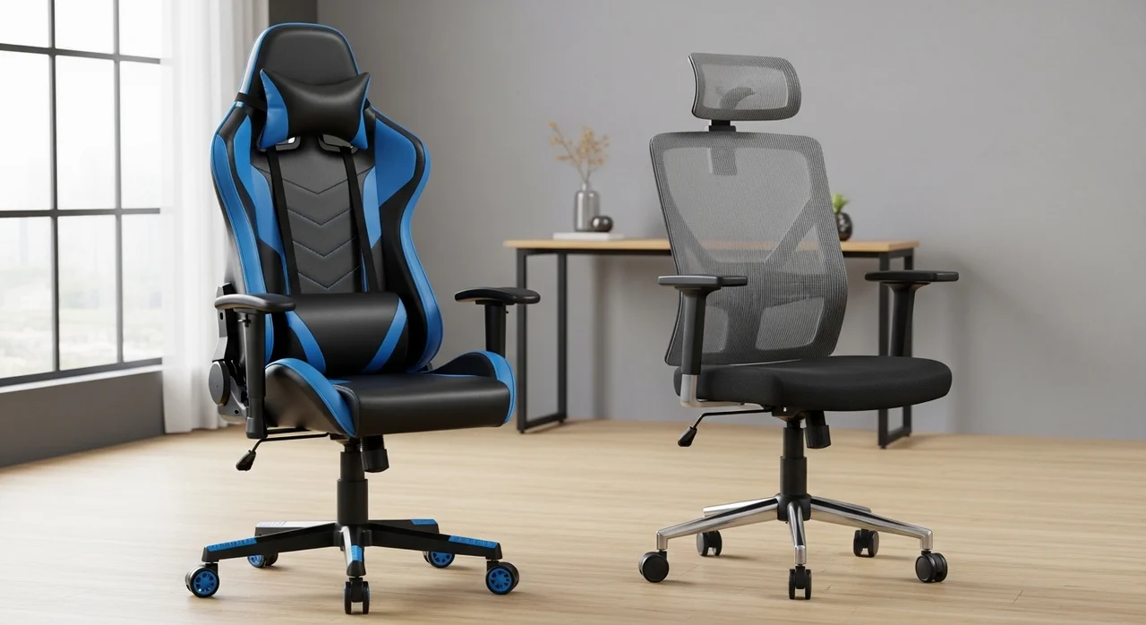 타이탄 vs 일반 사무용 의자 비교