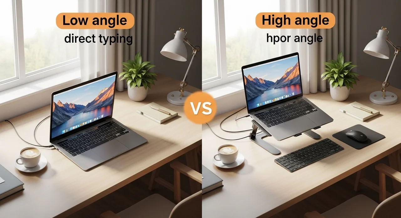 사용 환경에 따른 최적의 각도 가이드