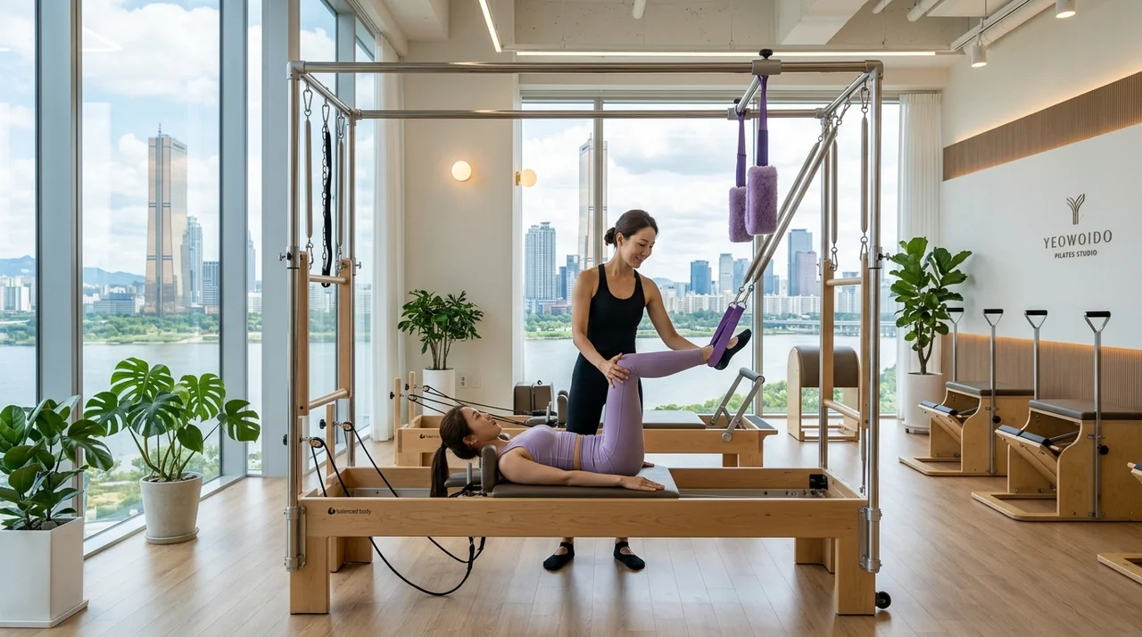 여의도 필라테스 단련 후기 | 직장인 체력 증진과 거북목 교정 효과
