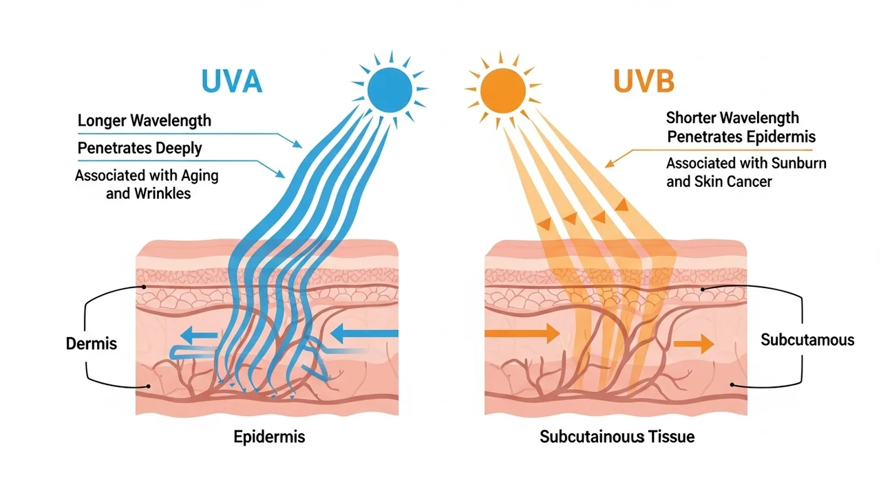 자외선 A와 B, 무엇이 다른가요?
