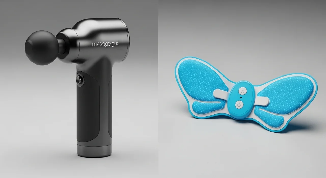 마사지건 vs 저주파 마사지기, 나에게 맞는 것은?