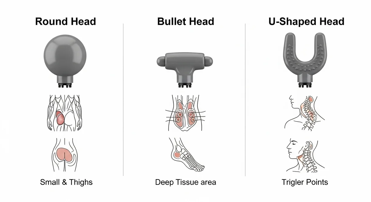 부위별 마사지 헤드, 어떻게 활용하면 좋을까요?