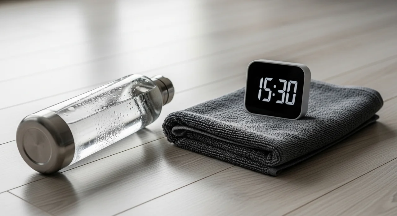 운동 전 준비물과 주의사항