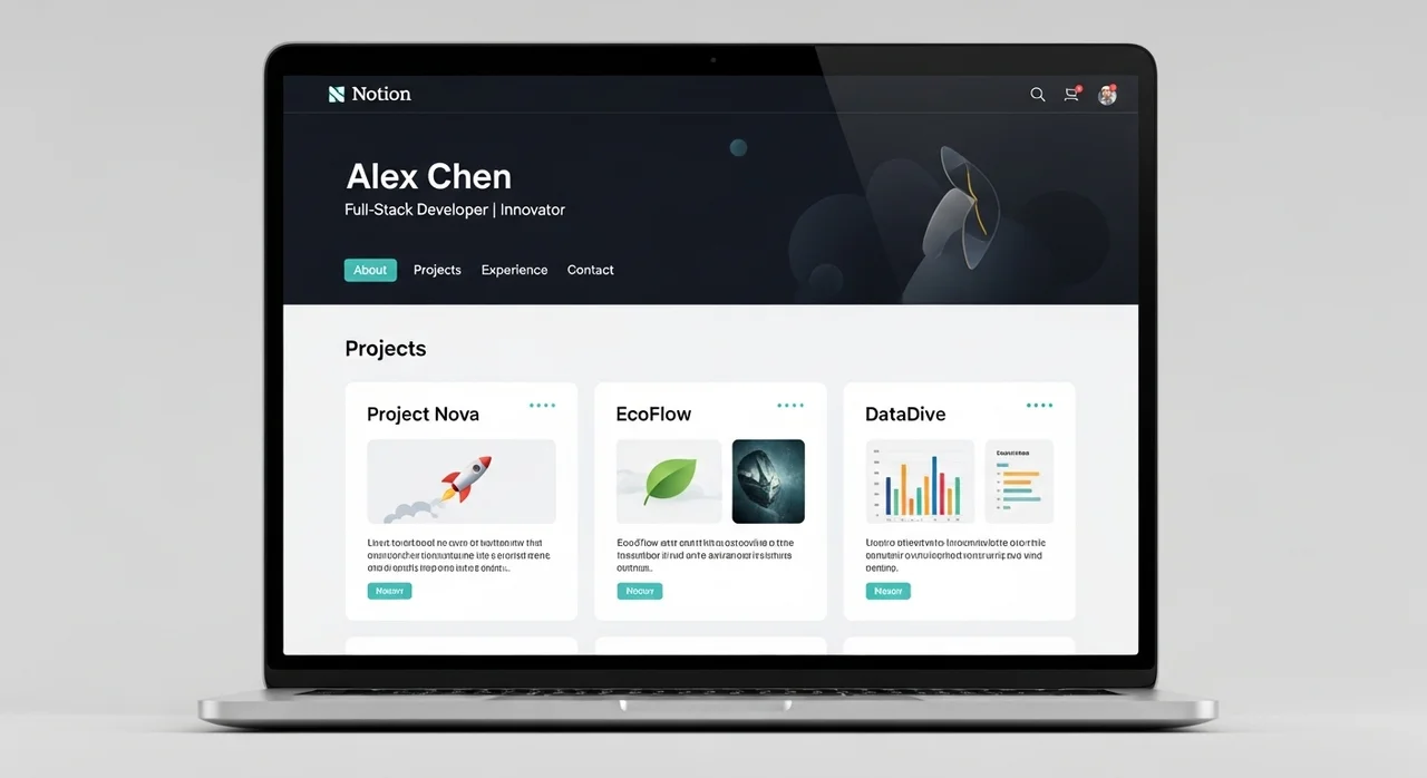 개발자 포트폴리오, 무료 템플릿으로 30분 만에 완성하기