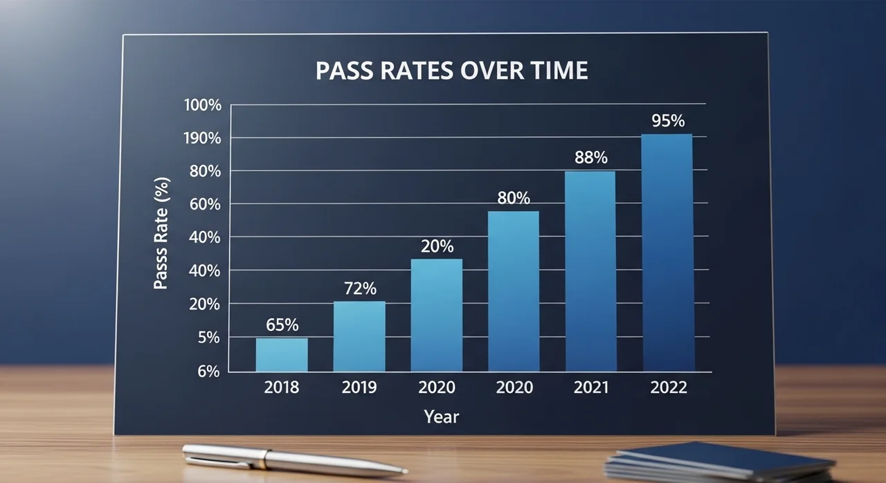 합격률 통계로 보는 시험 난이도
