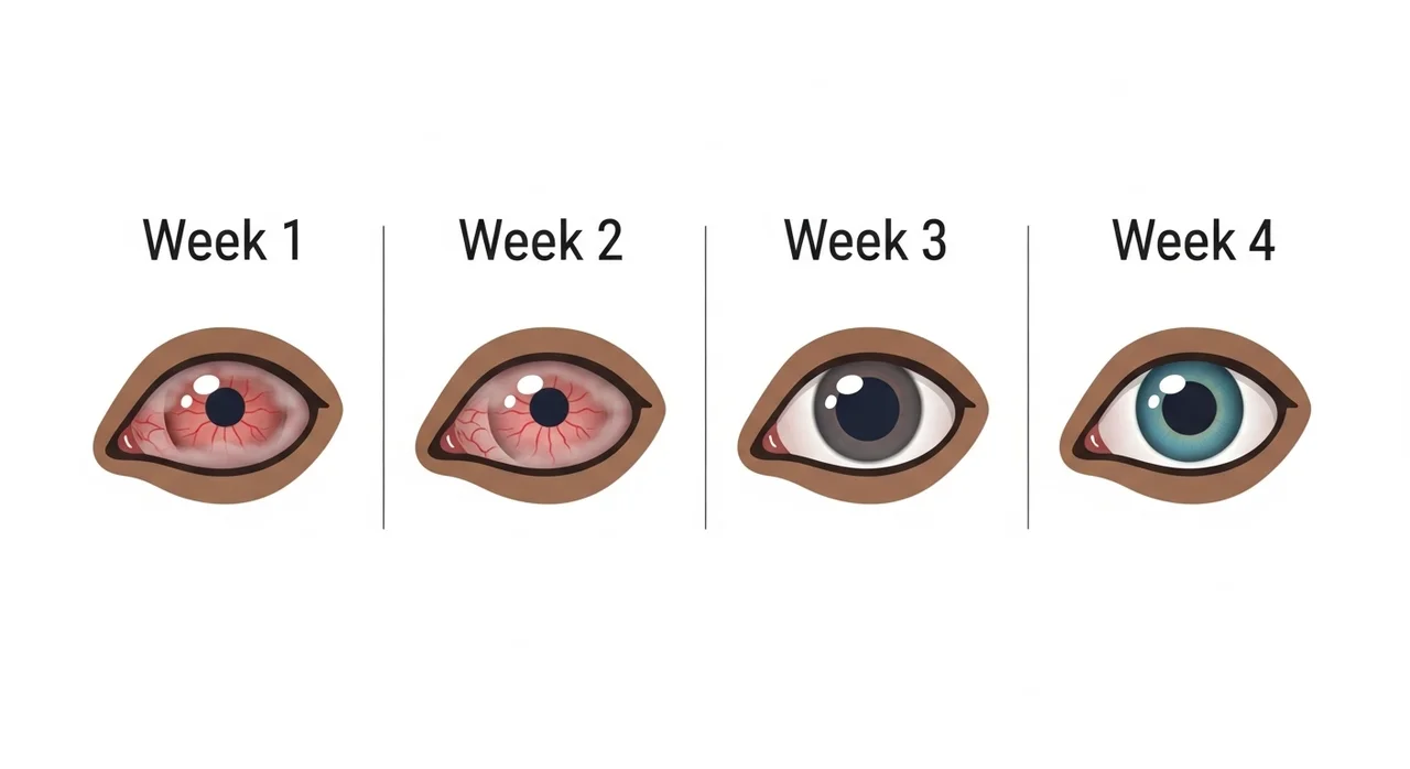 한눈에 보는 사료 교체 후 시기별 변화 과정