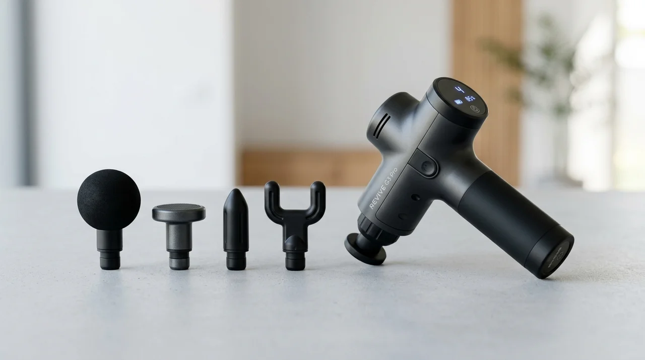 마사지건 헤드별 용도 완벽 정리! 부위별 사용법과 주의사항