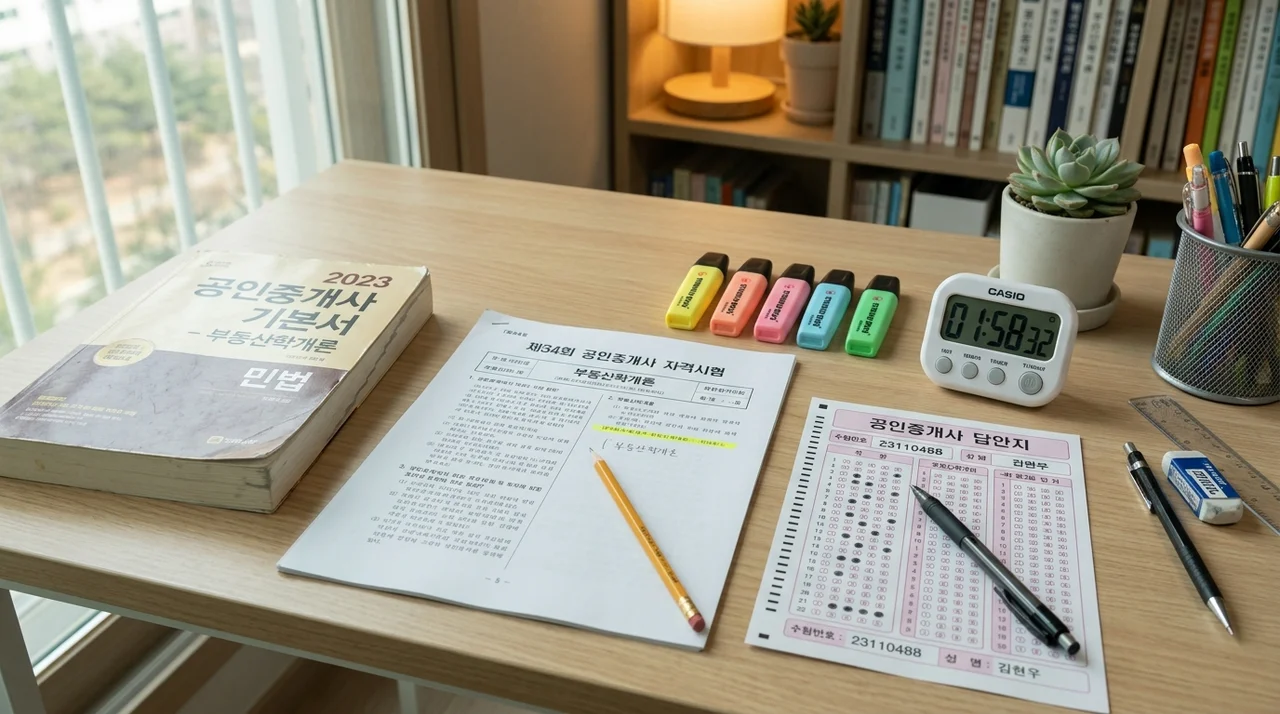 공인중개사 시험 대비 모의고사 활용법! 합격권 점수 만드는 전략