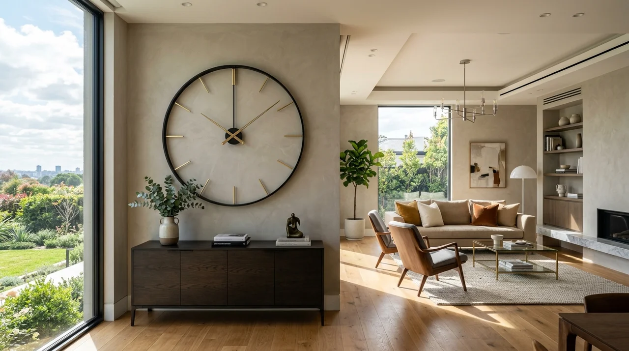 인테리어 시계 거실 벽 장식 하나로 분위기 180도 바꾸는 법