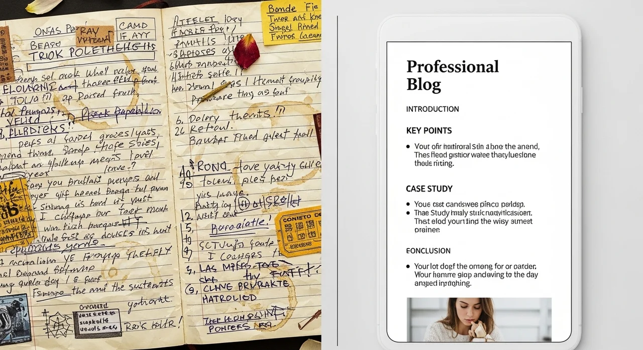 일기형 글 vs 유입 유도형 정보성 글 비교