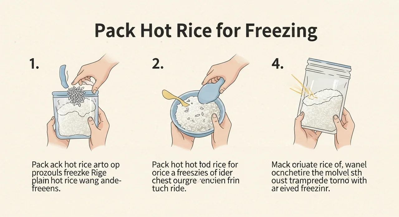 갓 지은 밥맛 그대로! 냉동밥 보관 3단계 가이드