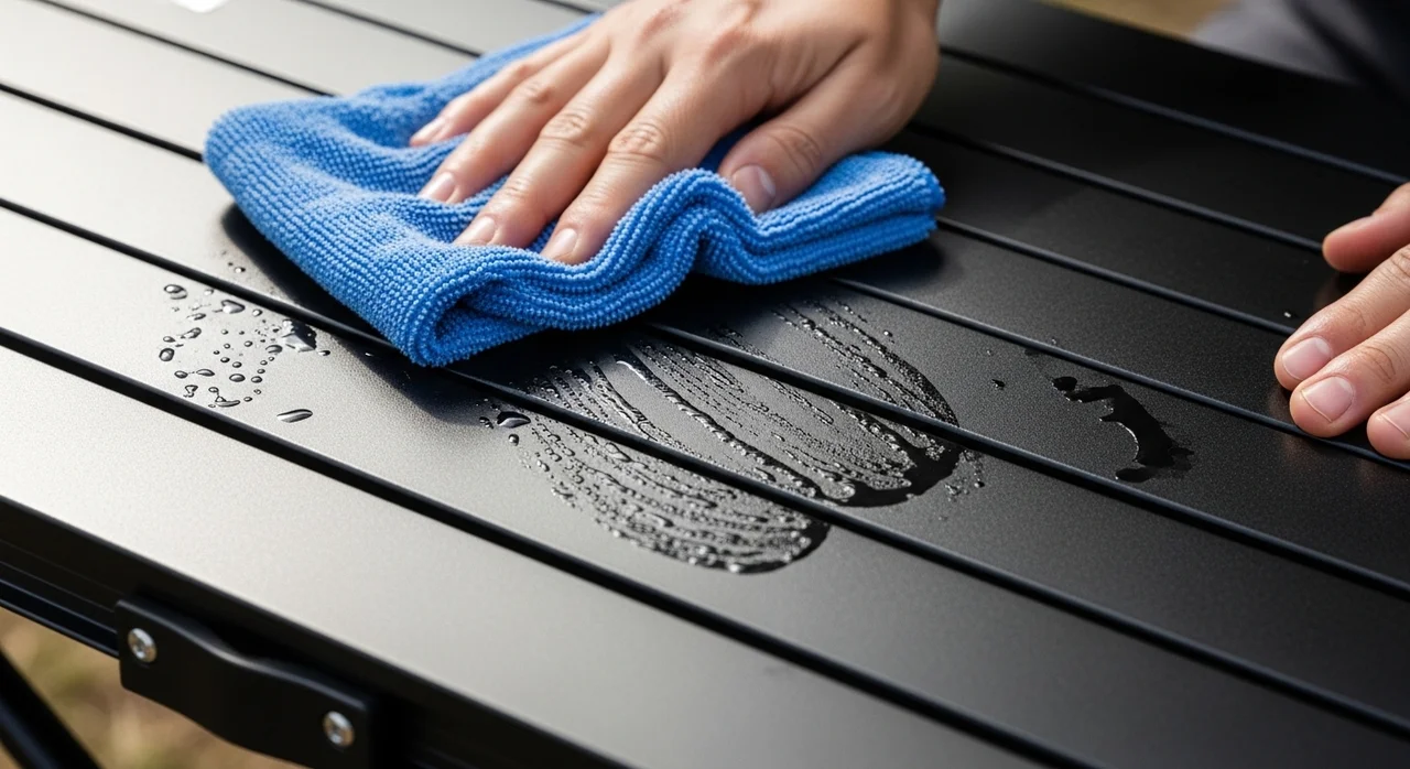 알루미늄 상판의 찌든 때와 스크래치 관리