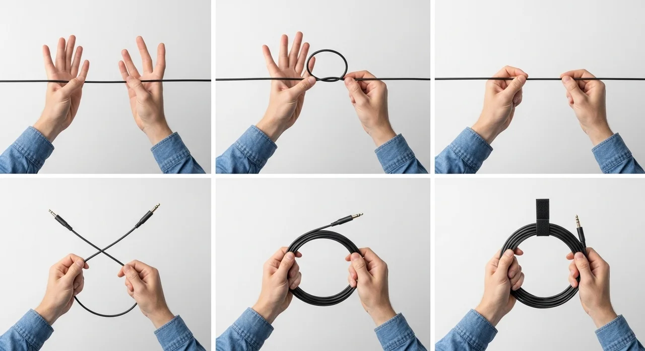 단선을 막아주는 전문가의 케이블 정리법