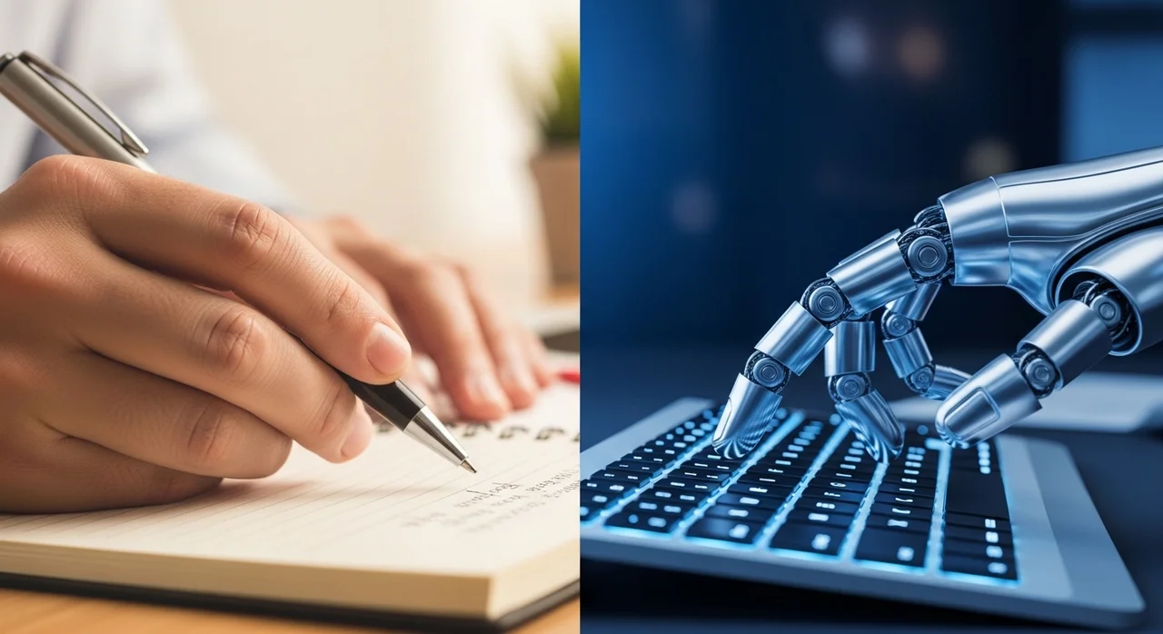 직접 쓰는 글 vs AI가 쓴 글, 무엇이 다를까?