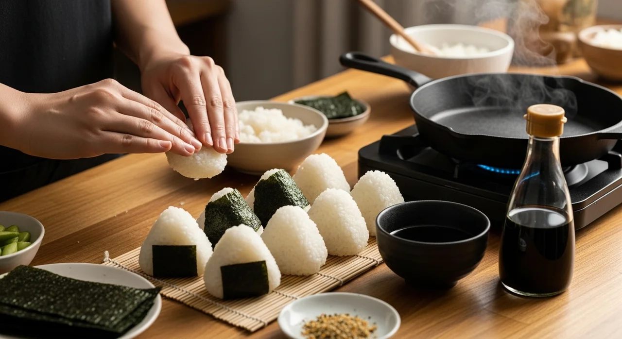 실패 없는 '구운 주먹밥' 초간단 레시피