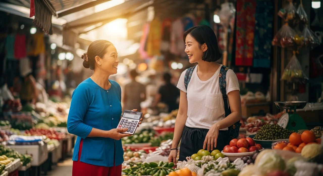 웃으면서 깎는 담시장 흥정 기술 4단계