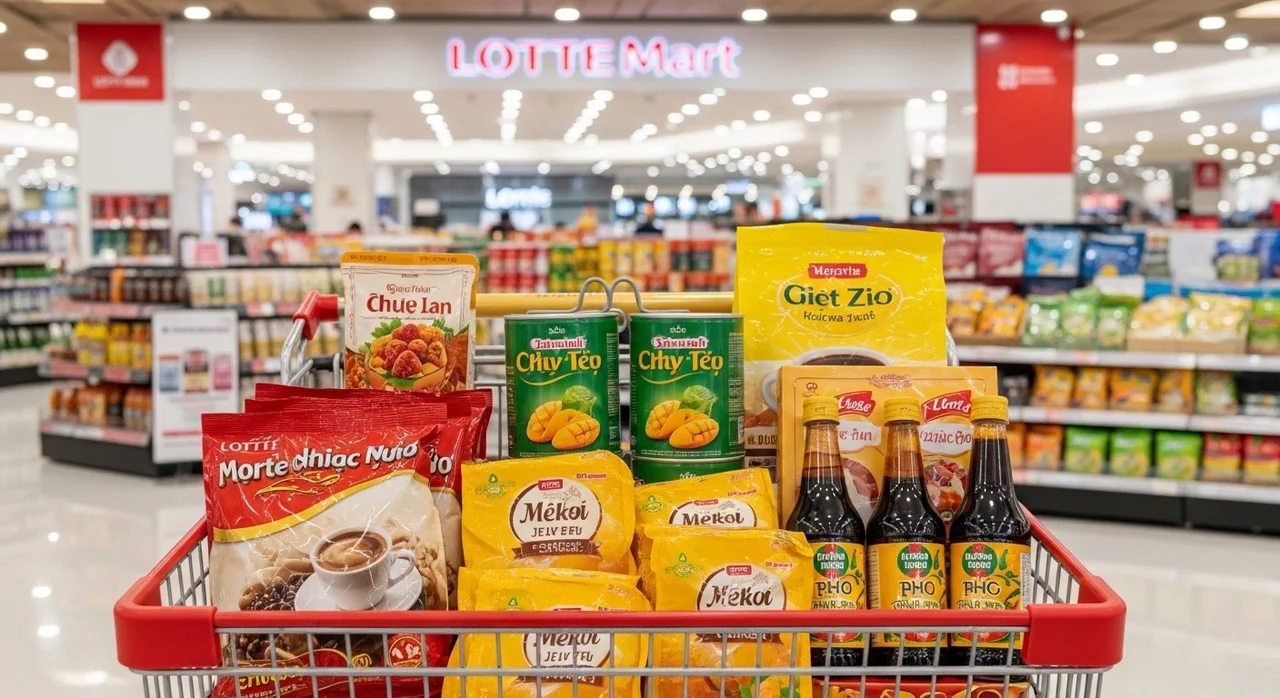 롯데마트에서 꼭 사야 할 먹거리 기념품 체크리스트