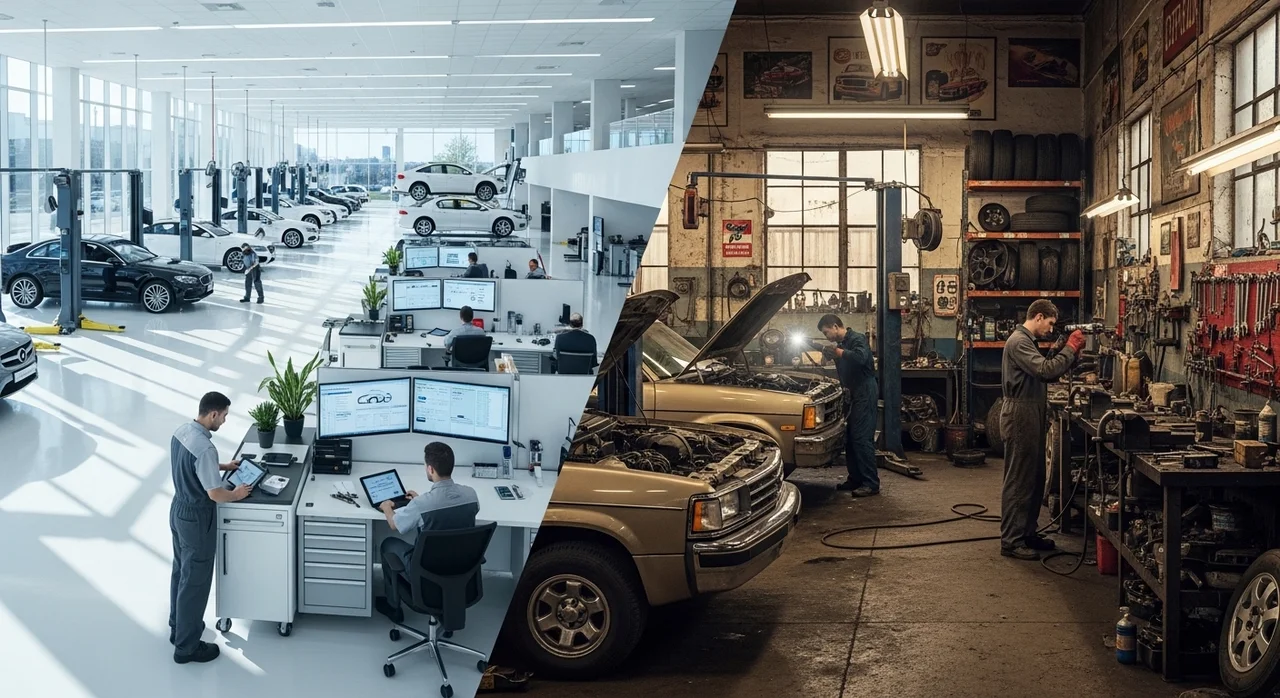 공식 서비스 센터 vs 일반 공업사, 어디로 갈까?