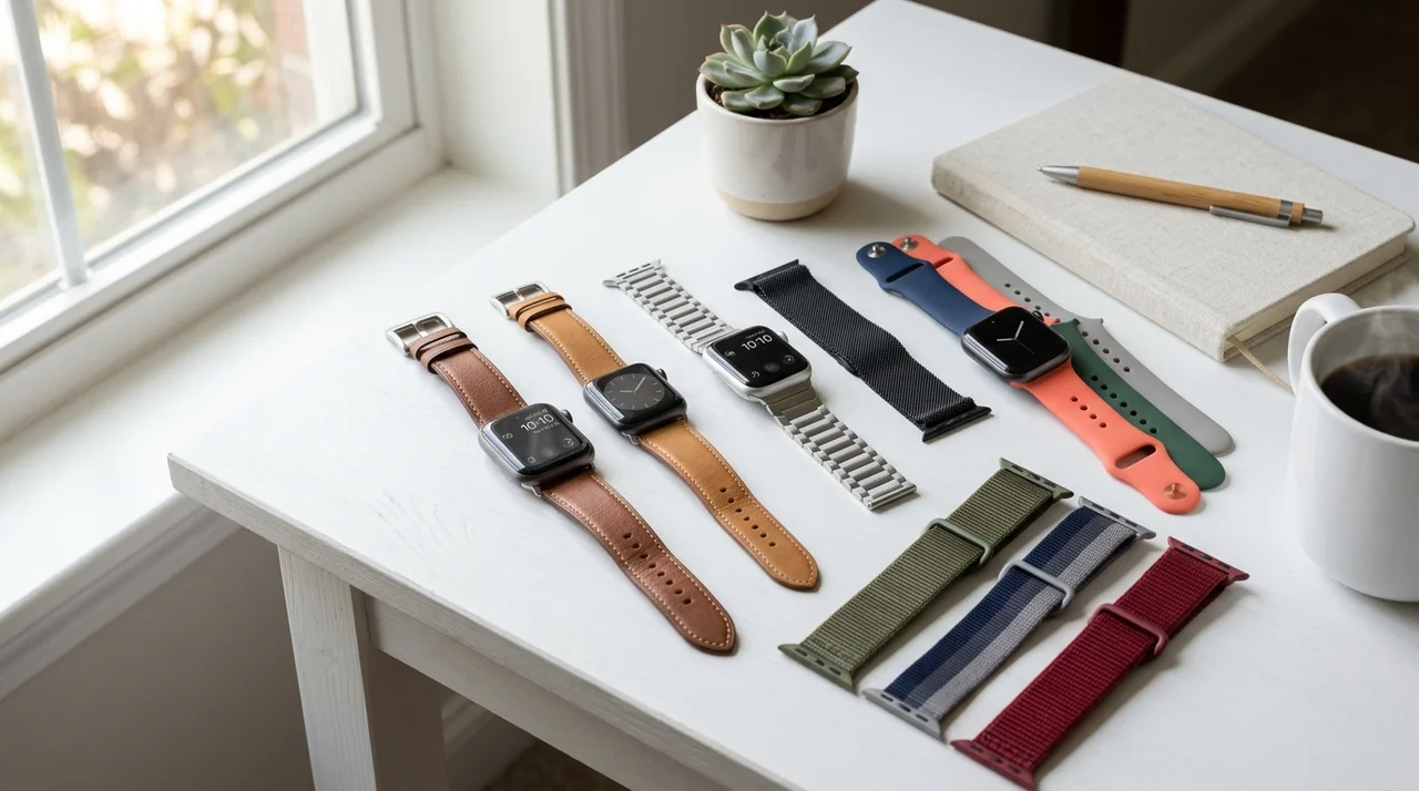 스마트워치 스트랩 재질별 특징 완벽 정리: 나에게 맞는 소재는?