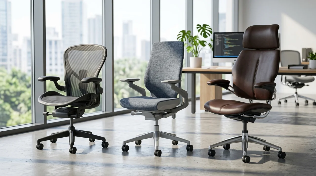 의자 소재별 장단점 비교 안내: 메쉬 패브릭 가죽 완벽 가이드