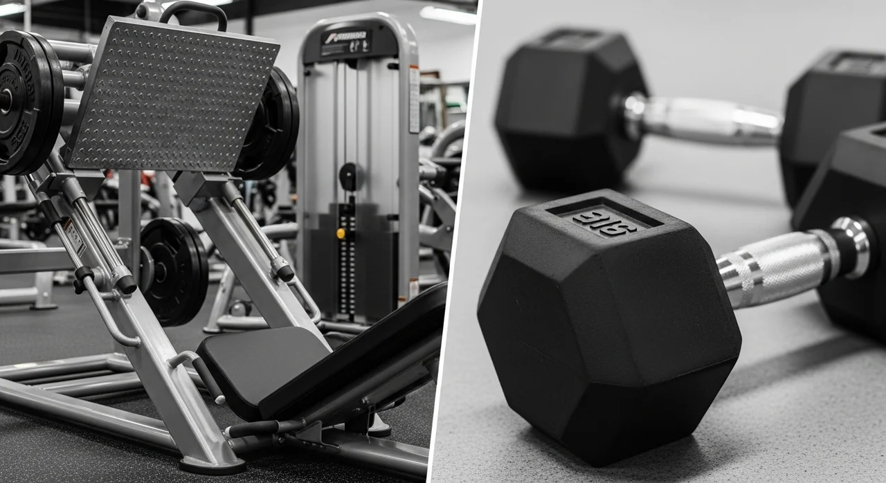 머신 운동 vs 프리웨이트, 나에게 맞는 것은?