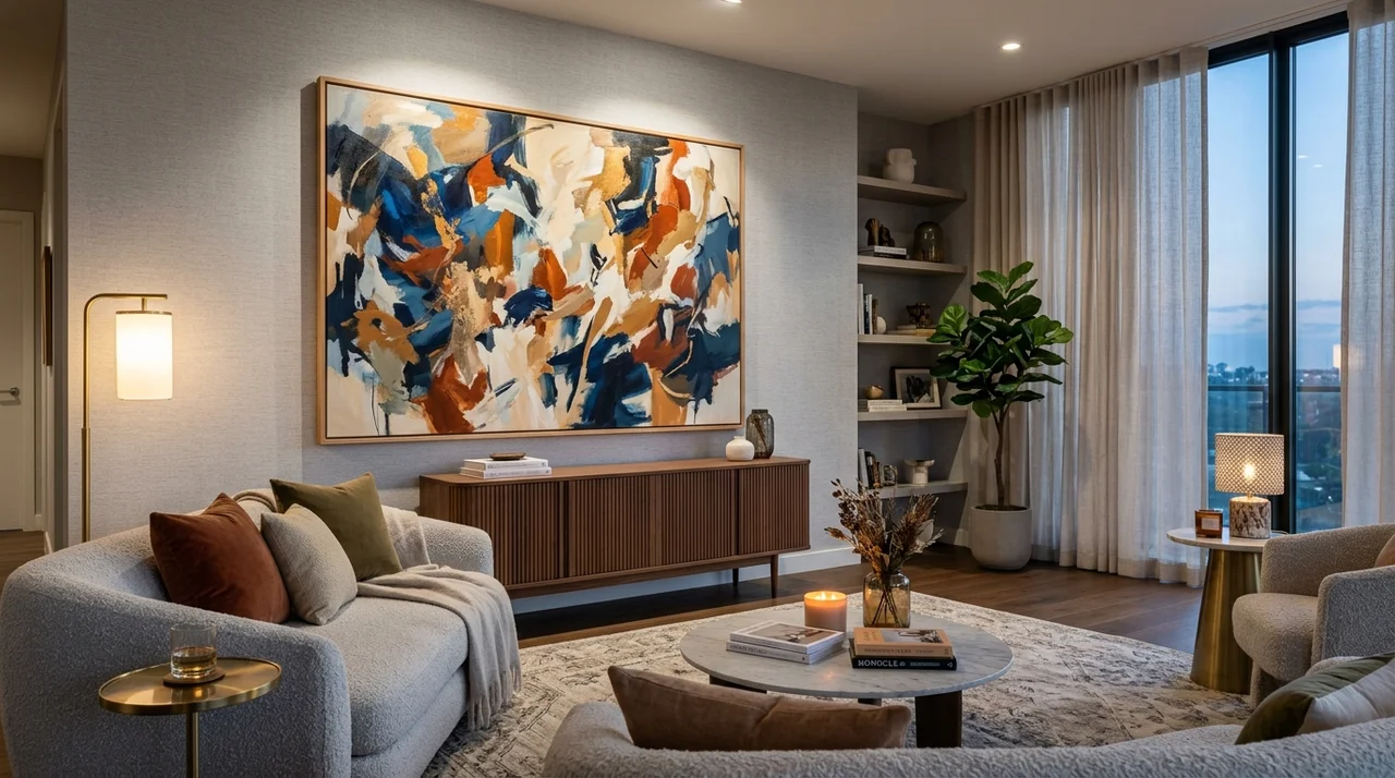 거실 벽지 색상과 액자 조화 가이드: 분위기를 2배 살리는 팁