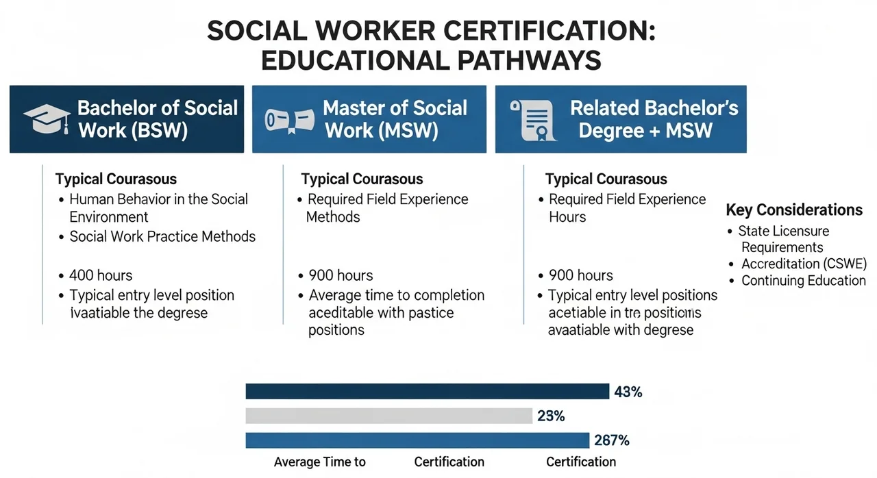 응시 자격 취득을 위한 학위별 필요 조건