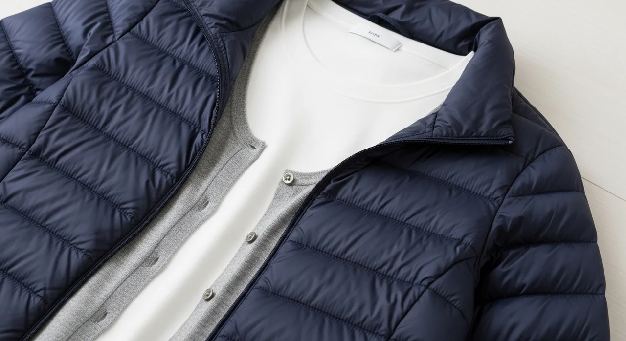 실패 없는 반팔 패딩 레이어드 3단계