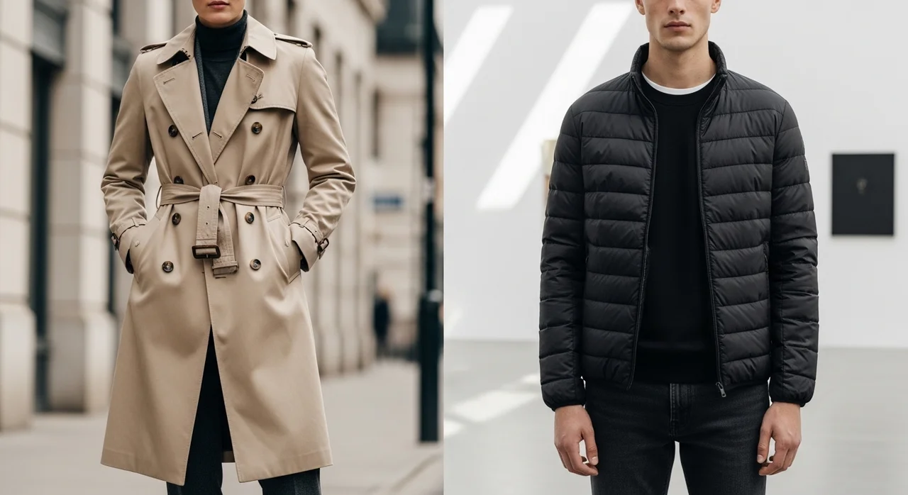 비교 분석: 경량 패딩 vs 트렌치 코트