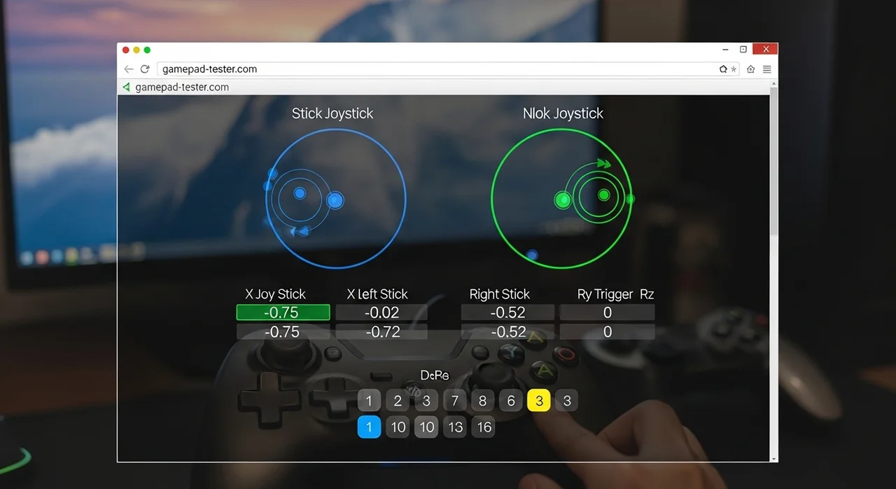 실전! 내 게임패드 정상 작동 확인하는 방법