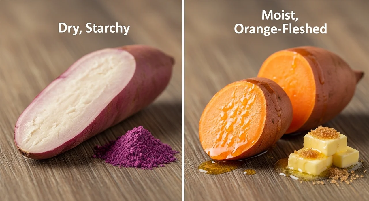 밤고구마 vs 호박고구마, 품종별 조리 팁