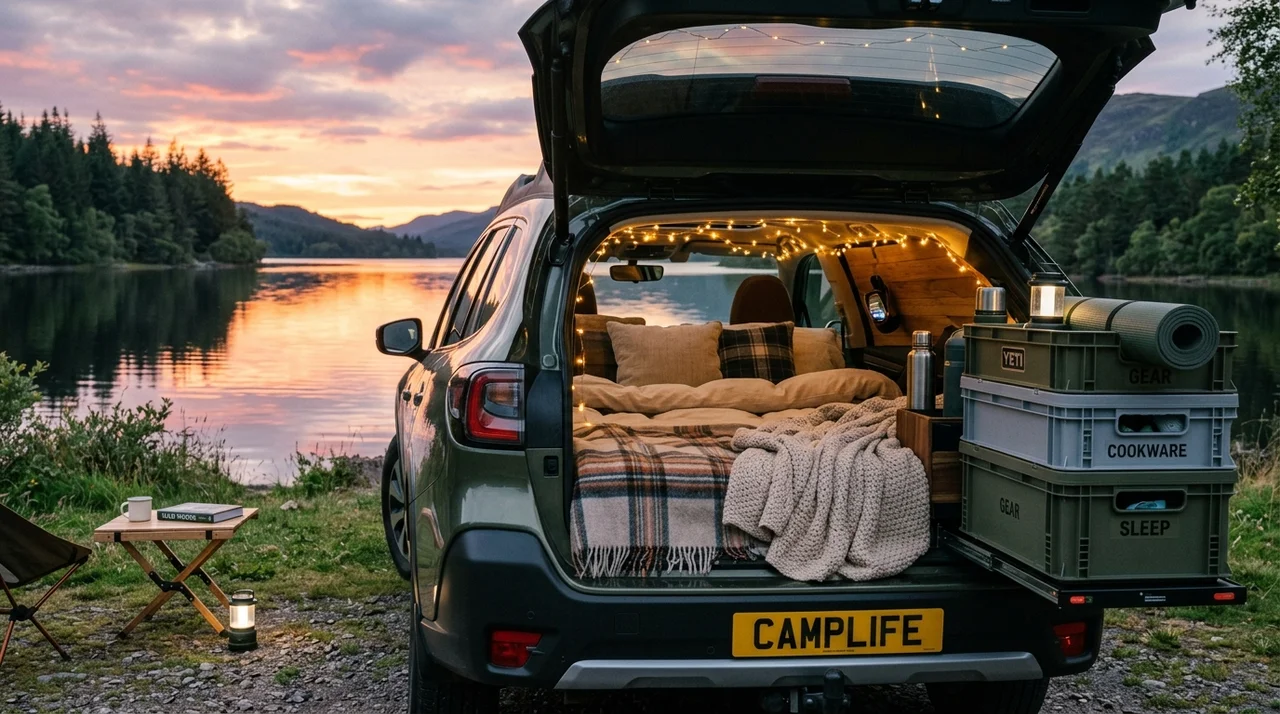 차박 캠핑 용품 정리 노하우 5가지, 좁은 SUV도 2배 넓게 쓰는 법