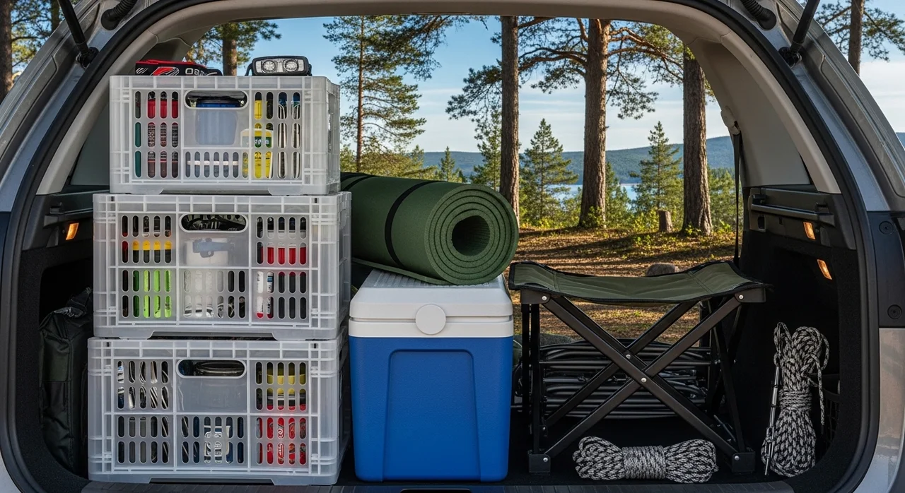 차박의 시작, 짐 정리만 잘해도 공간이 2배가 돼요