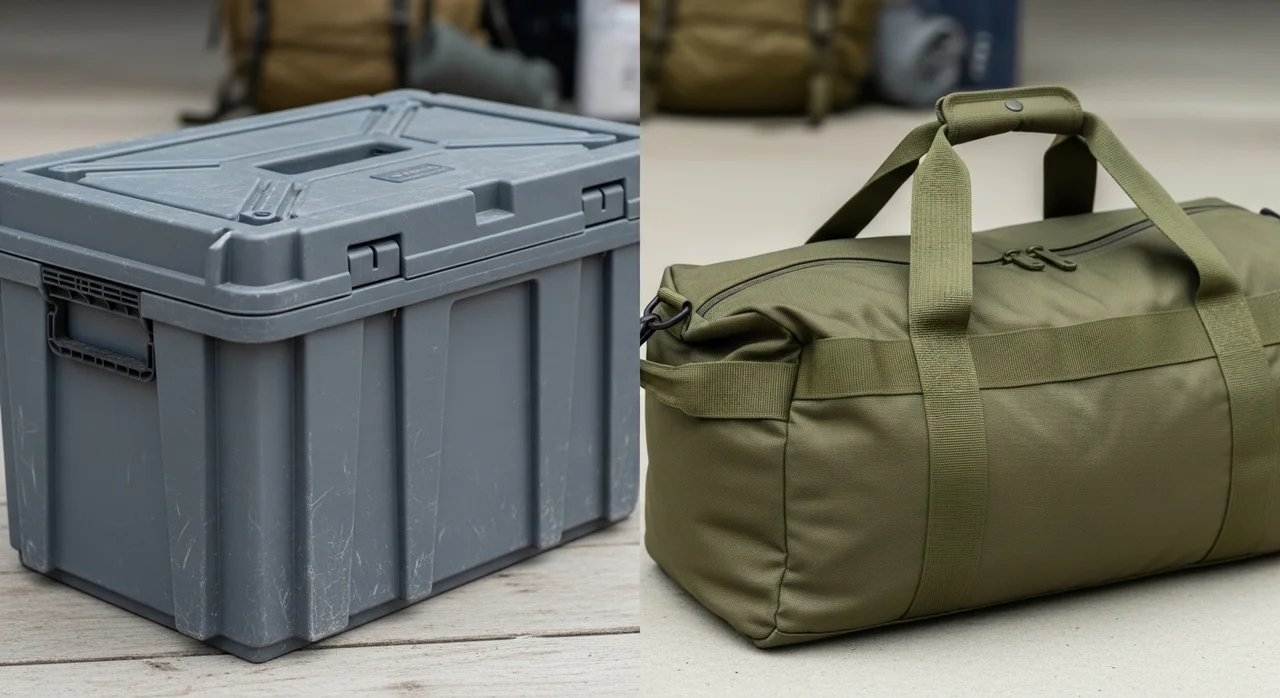 수납 박스 선택: 하드 박스 vs 소프트 가방