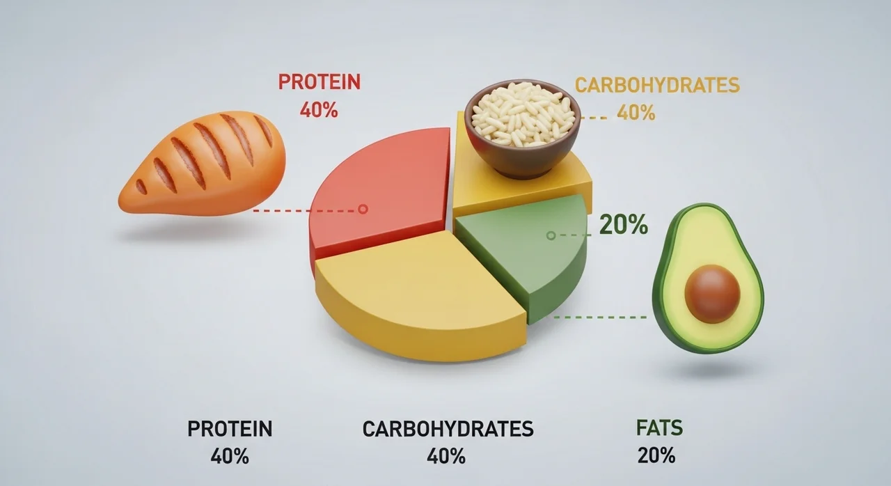 근성장과 다이어트를 위한 탄단지 황금 비율