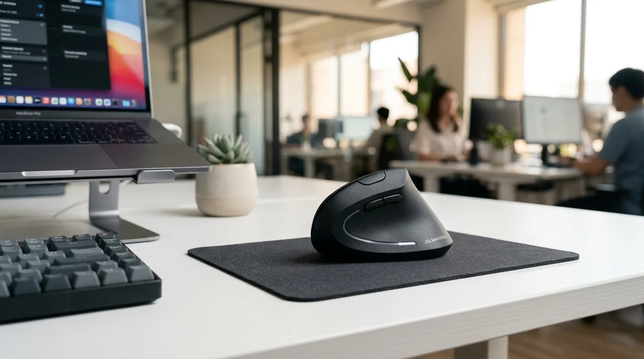 맥스틸 무소음 무선 버티컬 마우스 추천, 손목 통증 해결하는 실사용 팁