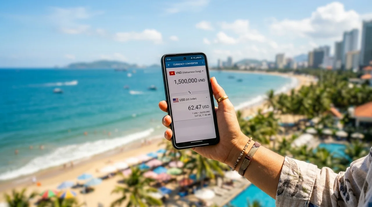 나트랑 여행 환율 계산기 활용법: 0.5초 만에 베트남 돈 계산 끝내기