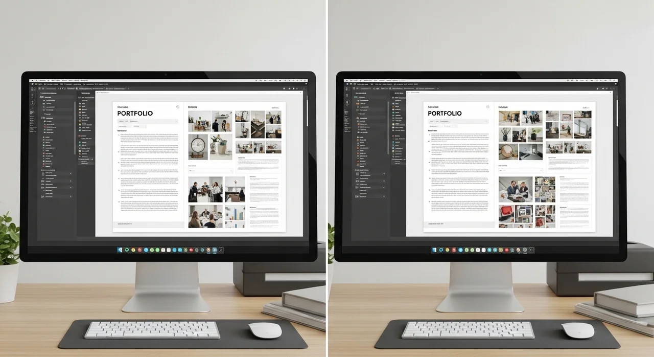 합격하는 포트폴리오 vs 아쉬운 포트폴리오 비교