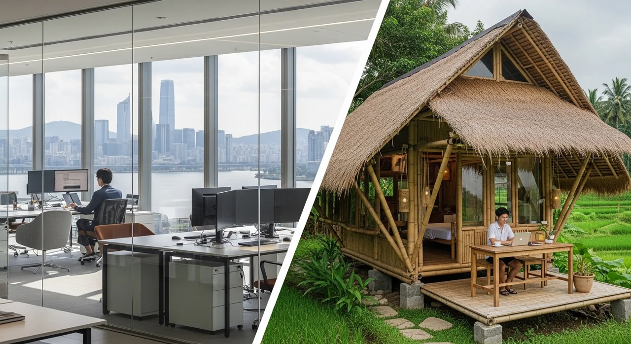 장소 선택 가이드: 국내 워케이션 vs 해외 디지털 노마드 비자