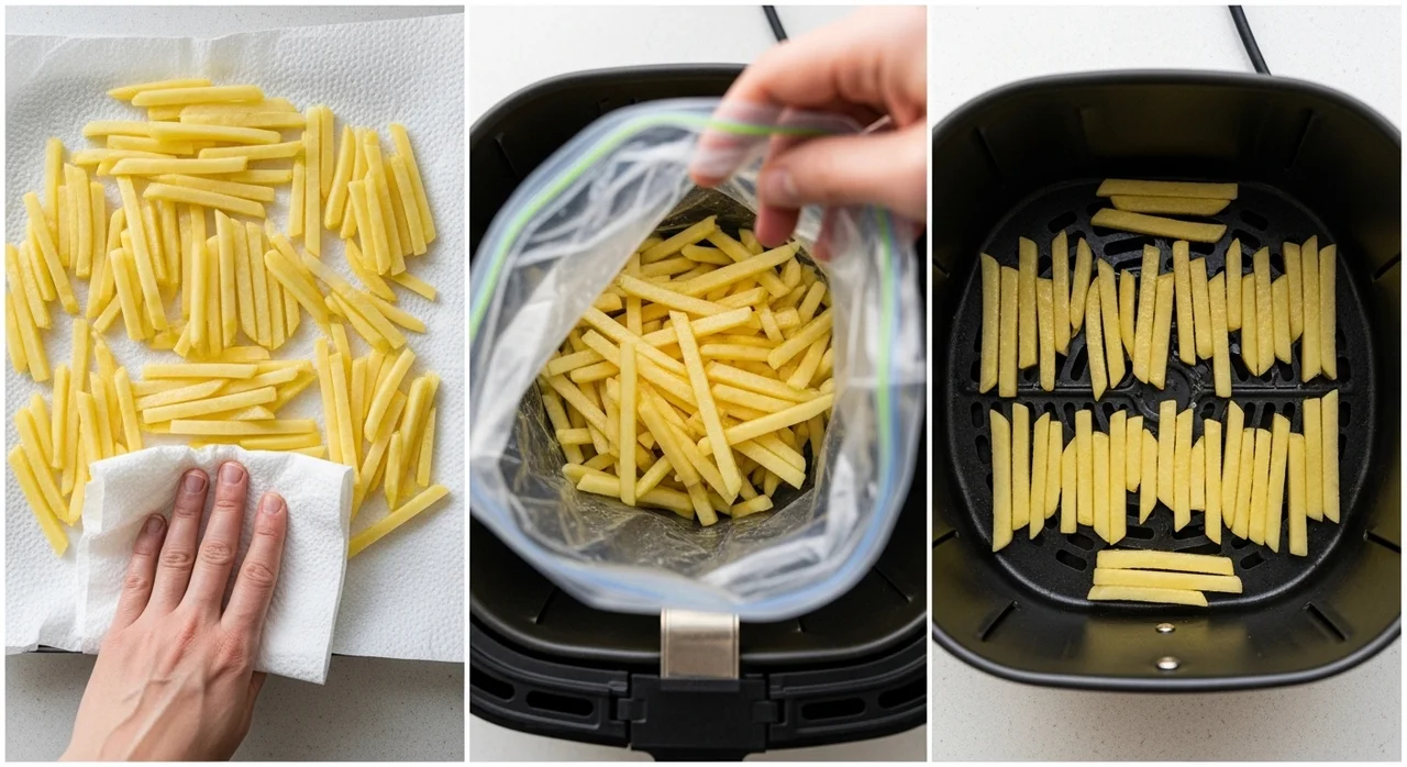 겉바속촉 감자튀김 만드는 5단계 가이드