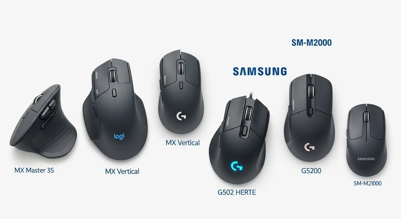 주요 브랜드별 무소음 마우스 특징 한눈에 보기