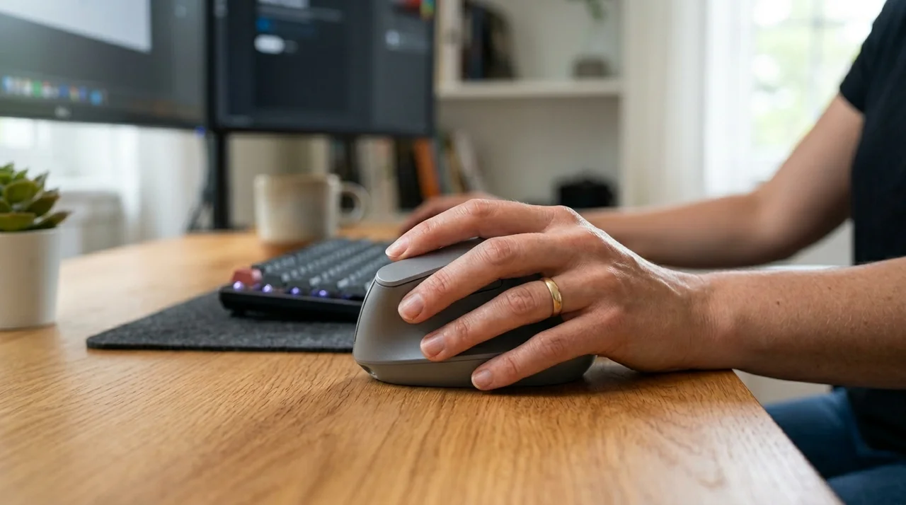 버티컬 마우스 손목 보호 효과 증명, 통증 완화의 과학적 근거
