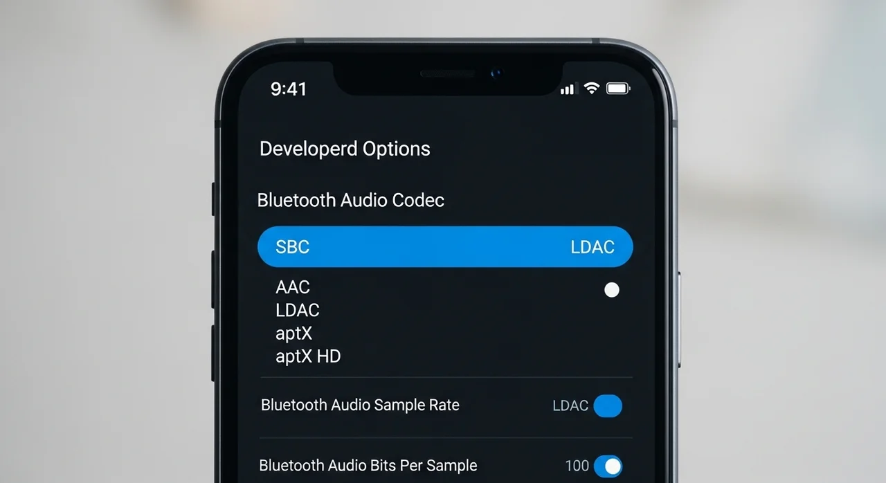 스마트폰에서 고음질 코덱(LDAC, aptX) 활성화하기