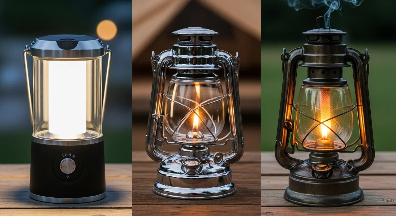 한눈에 비교하는 캠핑용 조명 종류별 특징