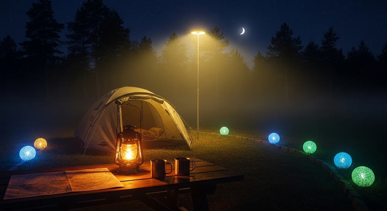 감성 캠핑 조명 배치하는 3단계 비결